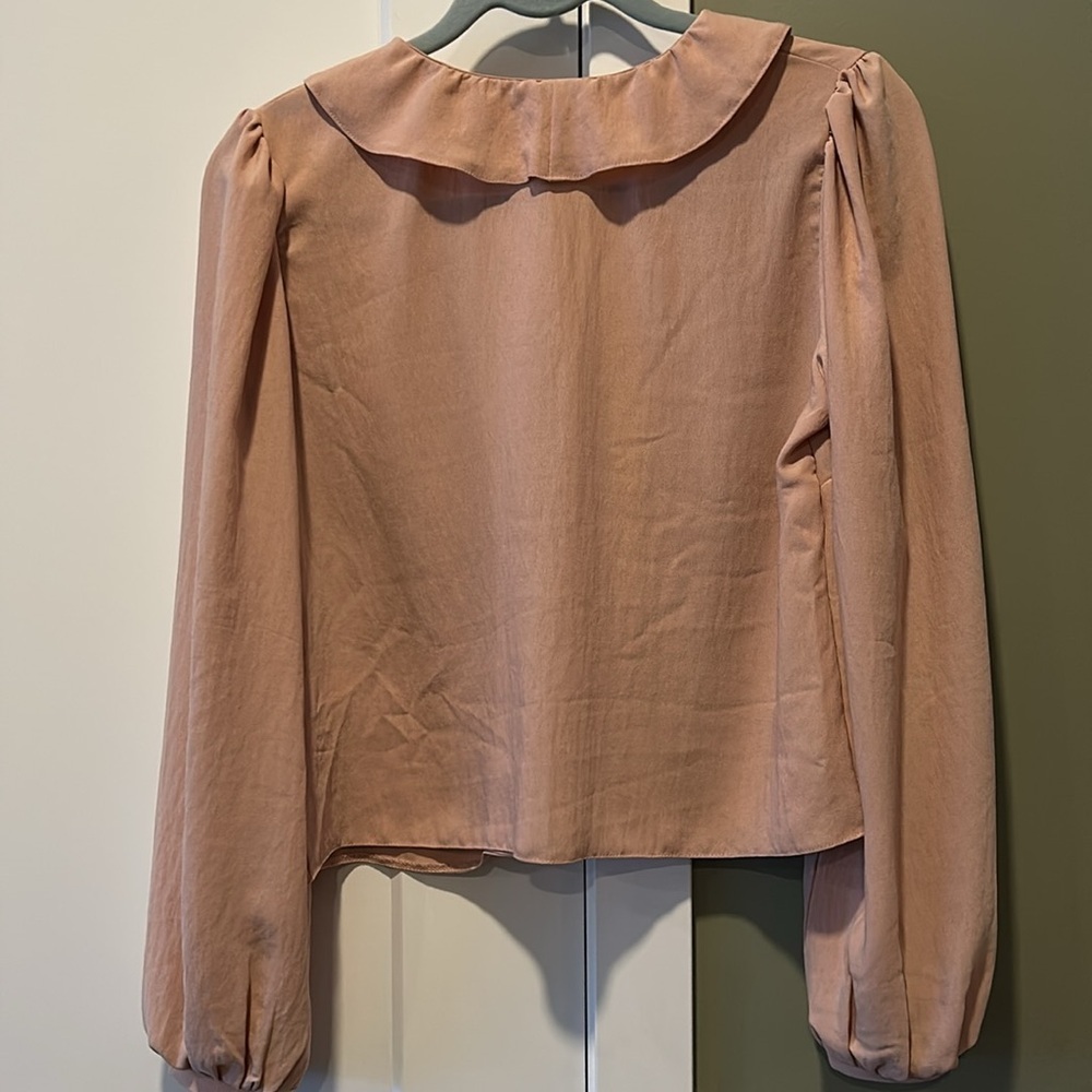 Dex Ruffle Tie Front Blouse - Picture 10 of 14
